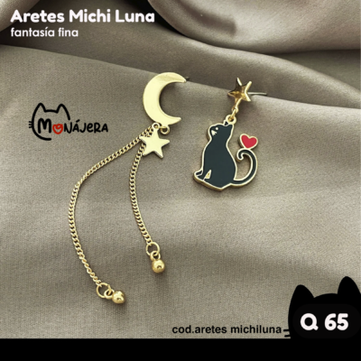 Aretes Michi Luna