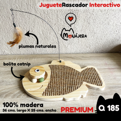 Juguete Rascador Pez Interactivo