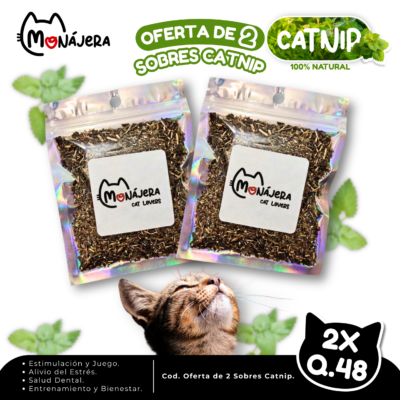 Pack de 2 Bolsas de Catnip