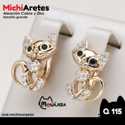 Aretes Michi Corazón