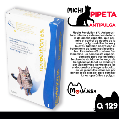 Pipeta Antipulgas Revolution 6%