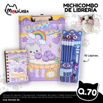 Combo de Librería Cod. Morado 20