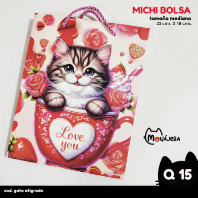 Bolsa de Regalo Gato Atigrado