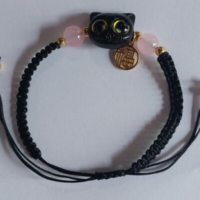 Pulsera Gatito Ojitos Amarillos