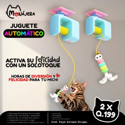 Oferta Yoyo Atrapa Oruga (2 Yoyos Atrapa Oruga Color Celeste)