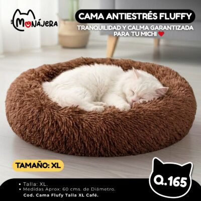 Cama Fluffy Color Café Obscuro
